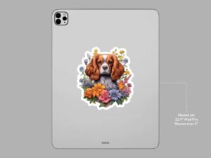 Cavalier King Charles Spaniel Dog Sticker