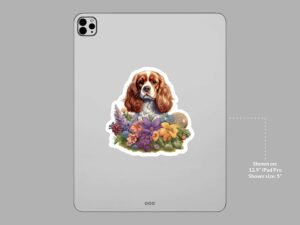 Cavalier King Charles Spaniel Dog Sticker