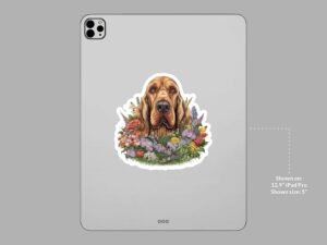 Bloodhound Dog Sticker