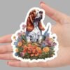 Basset Hound Dog Sticker