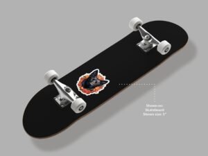 Black German Shepherd Sticker