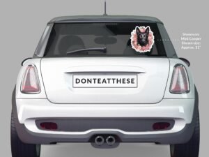 Black German Shepherd Sticker