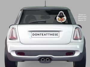 Black Poodle Dog Sticker