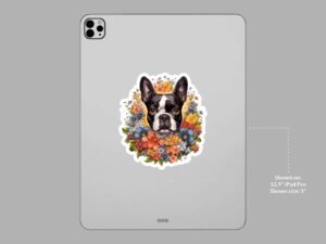 Boston Terrier Dog Sticker