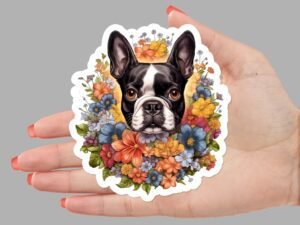 Boston Terrier Dog Sticker