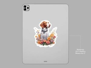 Brittany Dog Sticker