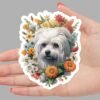 Maltese Dog Sticker