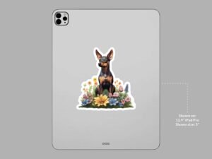 Miniature Pinscher Dog Sticker