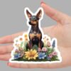 Miniature Pinscher Dog Sticker