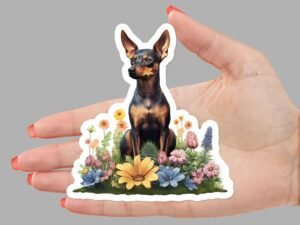 Miniature Pinscher Dog Sticker