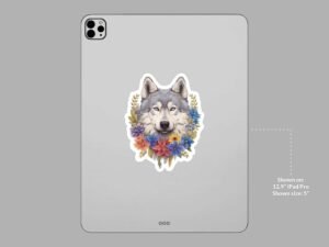 Siberian Husky Dog Sticker