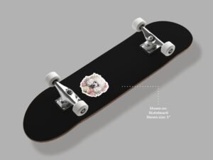 White Poodle Sticker