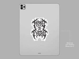 Hang In There Sticker | Heavy Metal Decal