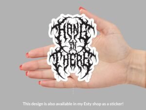 Hang In There Heavy Metal Mug | 15oz Ceramic Coffee or Tea Mug