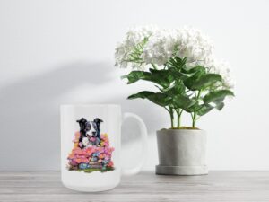 Border Collie 15oz Ceramic Coffee or Tea Mug