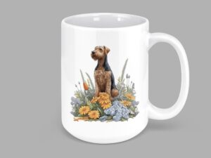 Airedale Terrier 15oz Ceramic Coffee or Tea Mug