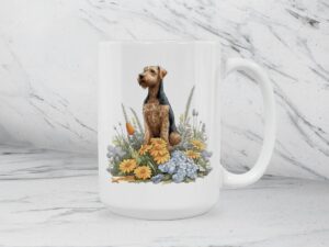 Airedale Terrier 15oz Ceramic Coffee or Tea Mug