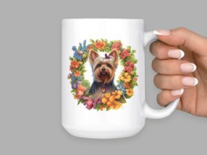 Yorkie 15oz Ceramic Coffee or Tea Mug