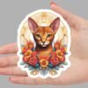 Abyssinian Cat Sticker