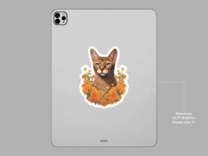 Abyssinian Cat Sticker