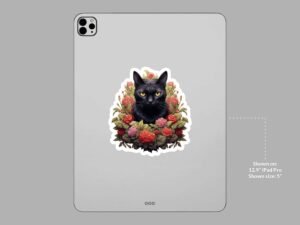 Black Cat Sticker