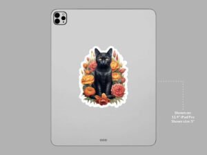 Black Cat Sticker