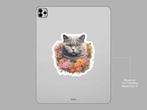 British Shorthair Cat Sticker