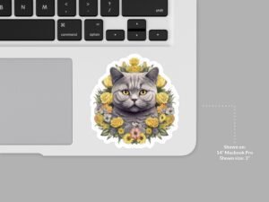 British Shorthair Cat Sticker