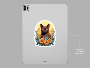 Burmese Cat Sticker