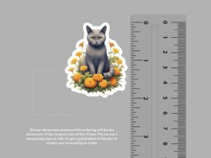 Chartreux Cat Sticker