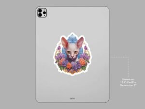 Devon Rex Cat Sticker