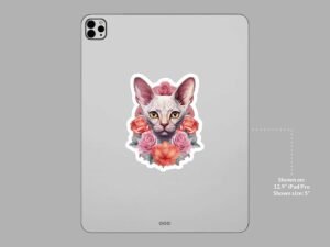 Devon Rex  Cat Sticker