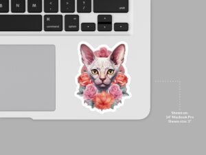 Devon Rex  Cat Sticker