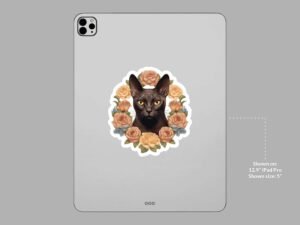 Havana Brown Cat Sticker