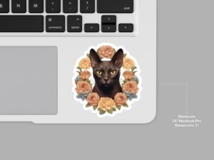 Havana Brown Cat Sticker