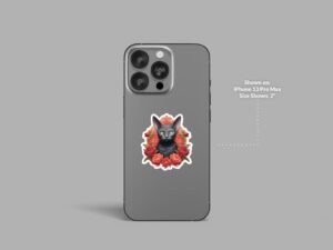 Lykoi Cat Sticker