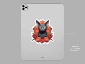 Lykoi Cat Sticker