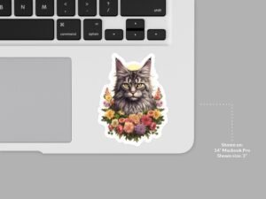 Maine Coon Cat Sticker