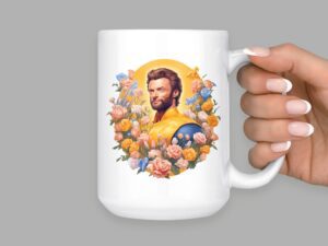 Hugh Jackman Mug | 15oz Ceramic Coffee or Tea Mug