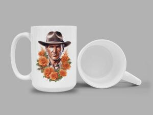 Harrison Ford Mug | 15oz Ceramic Coffee or Tea Mug