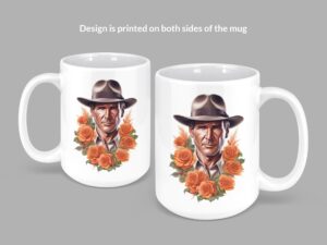Harrison Ford Mug | 15oz Ceramic Coffee or Tea Mug