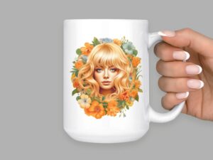 Goldie Hawn Mug | 15oz Ceramic Coffee or Tea Mug