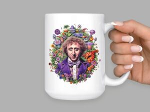 Gene Wilder Mug | 15oz Ceramic Coffee or Tea Mug