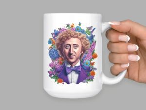 Gene Wilder Mug | 15oz Ceramic Coffee or Tea Mug