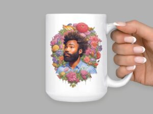 Donald Glover Mug | 15oz Ceramic Coffee or Tea Mug