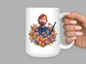 Chuck Norris Mug | 15oz Ceramic Coffee or Tea Mug