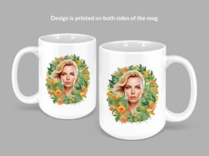 Charlize Theron Mug | 15oz Ceramic Coffee or Tea Mug