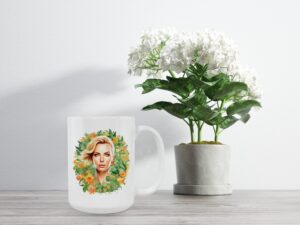 Charlize Theron Mug | 15oz Ceramic Coffee or Tea Mug