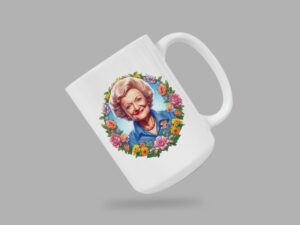 Betty White Mug | 15oz Ceramic Coffee or Tea Mug