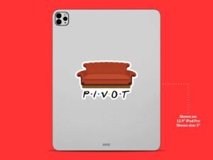 Friends Pivot Couch Sticker